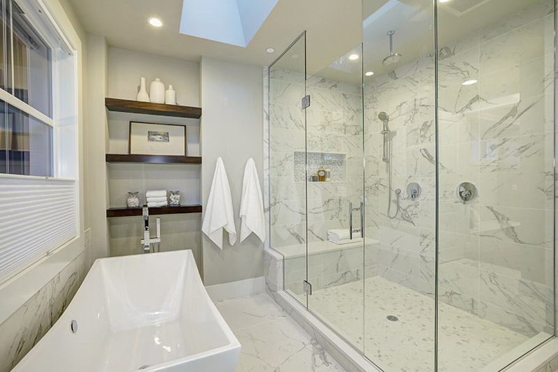 How to Clean a Marble Shower